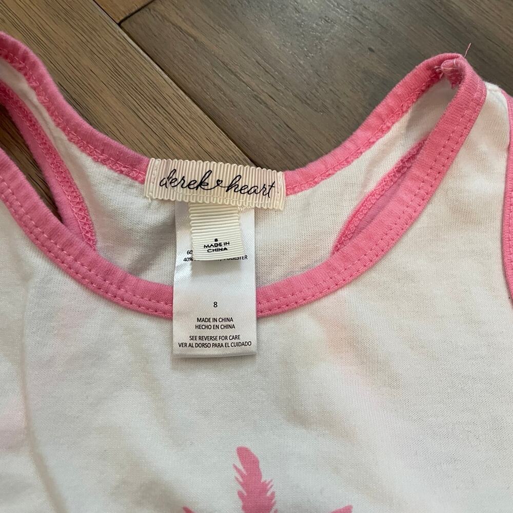 Derek Heart Outfit Girls Size 8 - Picture 3 of 4